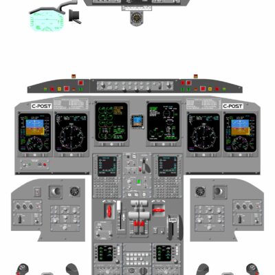 #05 Bombardier CRJ 700/705/900 Cockpit Poster