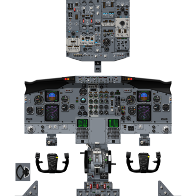 #09 - Boeing 737 300/500 Cockpit Poster