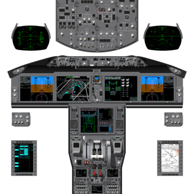#14 - Boeing 787-8 Dreamliner Cockpit Poster